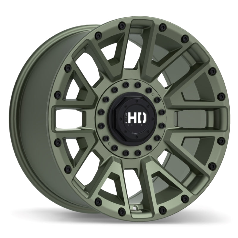 Fast HD Knuckles 20x10.0 6x135 / 139.7 ET0 87.1 Satin Green