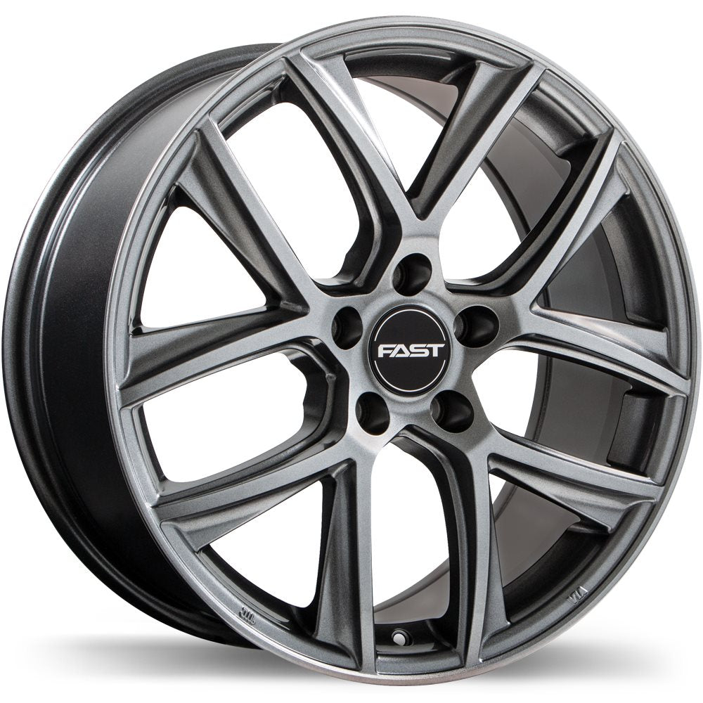 Fast Wheels Tactic 18x8.0 5x114.3 ET45 66.1 Titanium