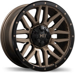 Fast HD Menace 20x9.0 5x127 / 139.7 ET15 87.1 Satin Bronze with Black Trim