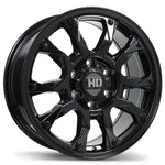 Fast HD Tactical 17x8.0 6x139.7 ET24 95.1 Gloss Black