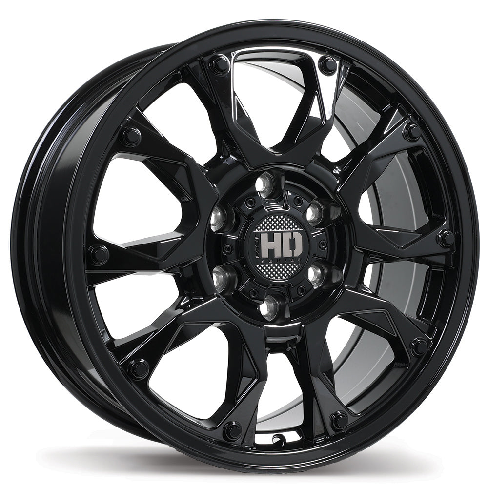 Fast HD Tactical 18x8.0 6x139.7 ET24 106.1 Gloss Black