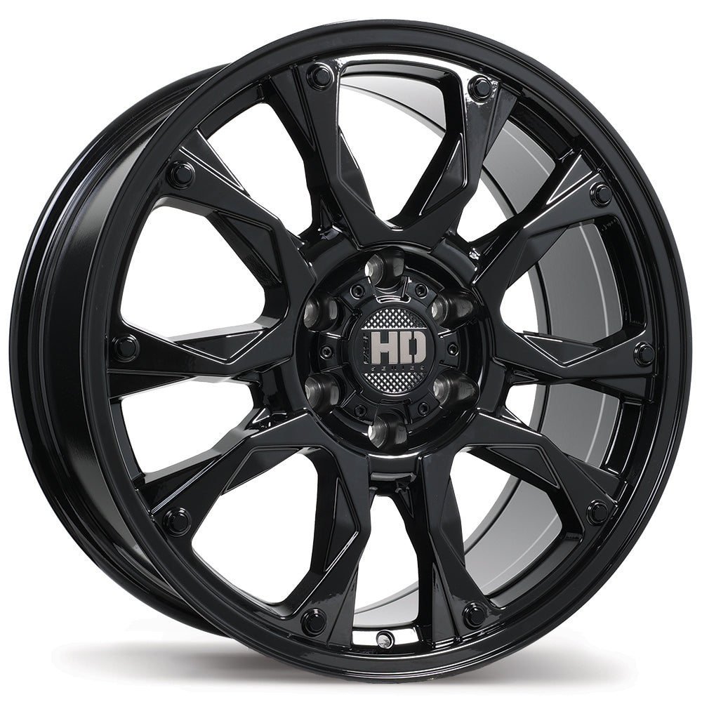 Fast HD Tactical 20x9.0 6x135 ET40 87.1 Gloss Black