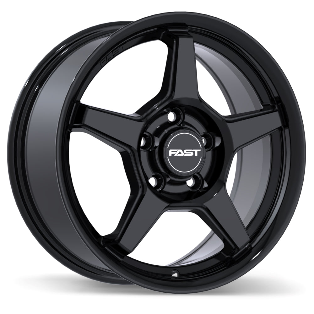 Fast Wheels Flair 16x7.0 5x114.3 ET45 70.6 Gloss Black