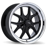 Fast Wheels FC04V 17x9.0 5x127 ET5 71.5 Gloss Black with Machined Lip